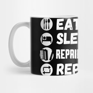 Eat Sleep Repair Accordions Repeat, Accordion Repairing Mug